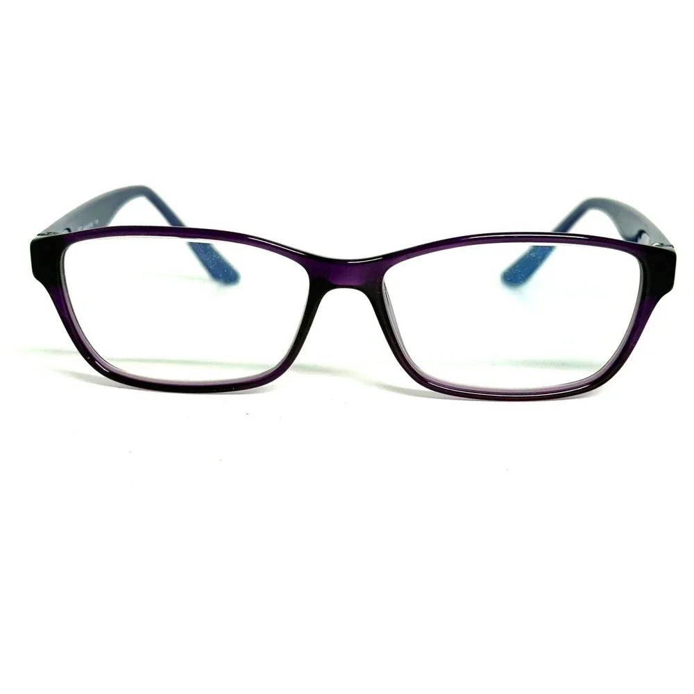 Lacoste L3803B 513 Purple Glitter Rectangular Eyeglass Frames 51-13-135 Italy
